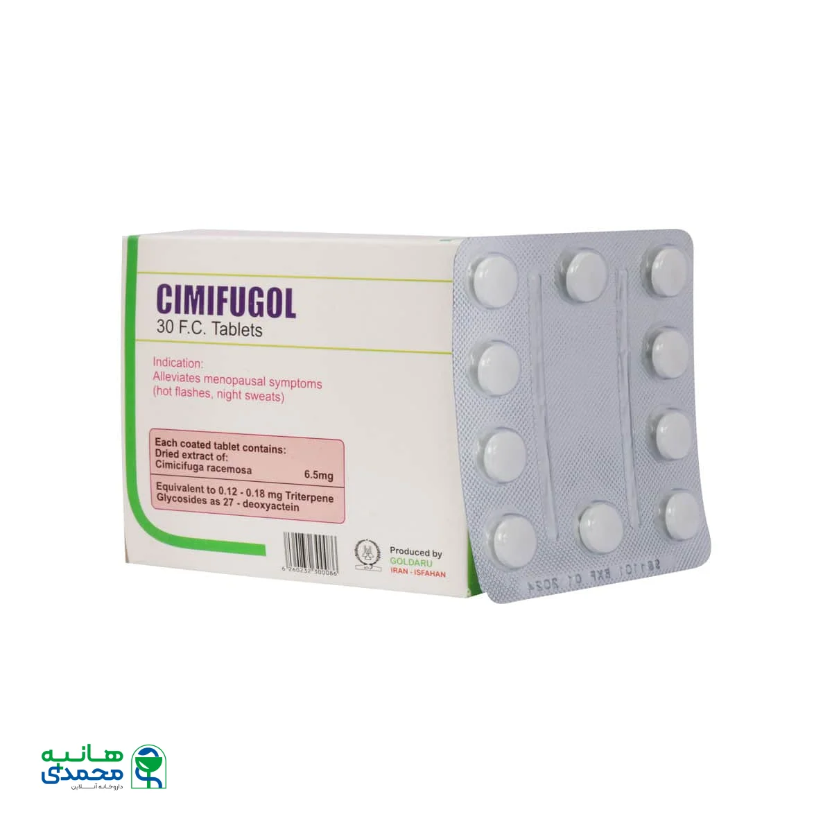 قرص روکش دار سیمی فوگل گل دارو 30 عدد