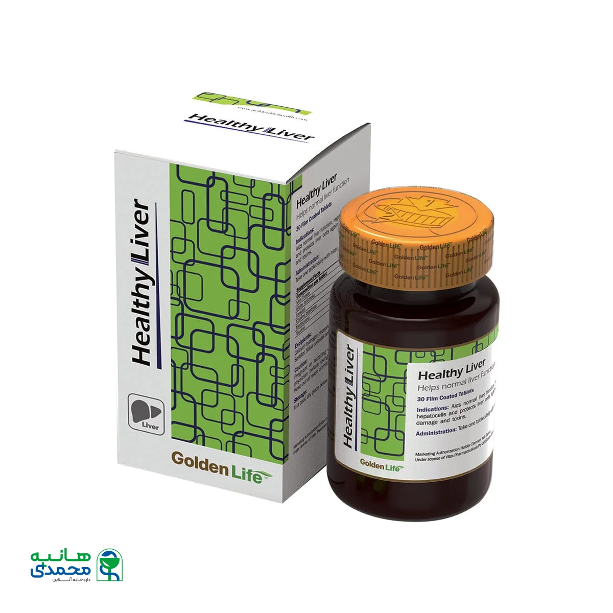 قرص روکشدار هلسی لیور گلدن لایف 30 عدد