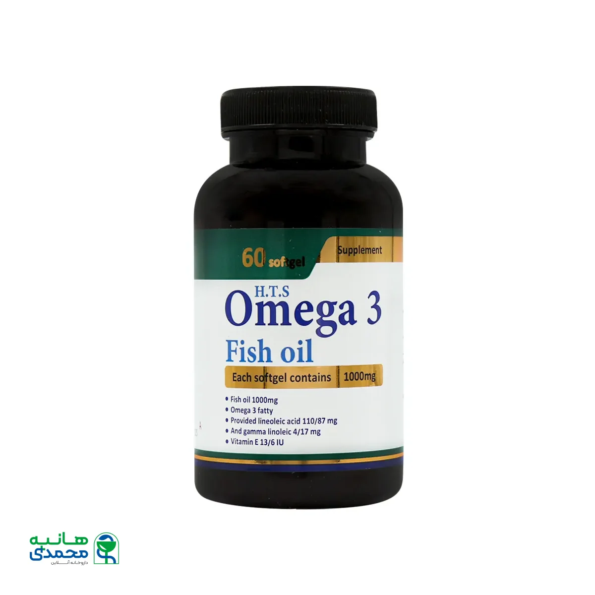 قیمت سافت ژل امگا 3 1000 میلی گرم حکیم تجارت سهند
