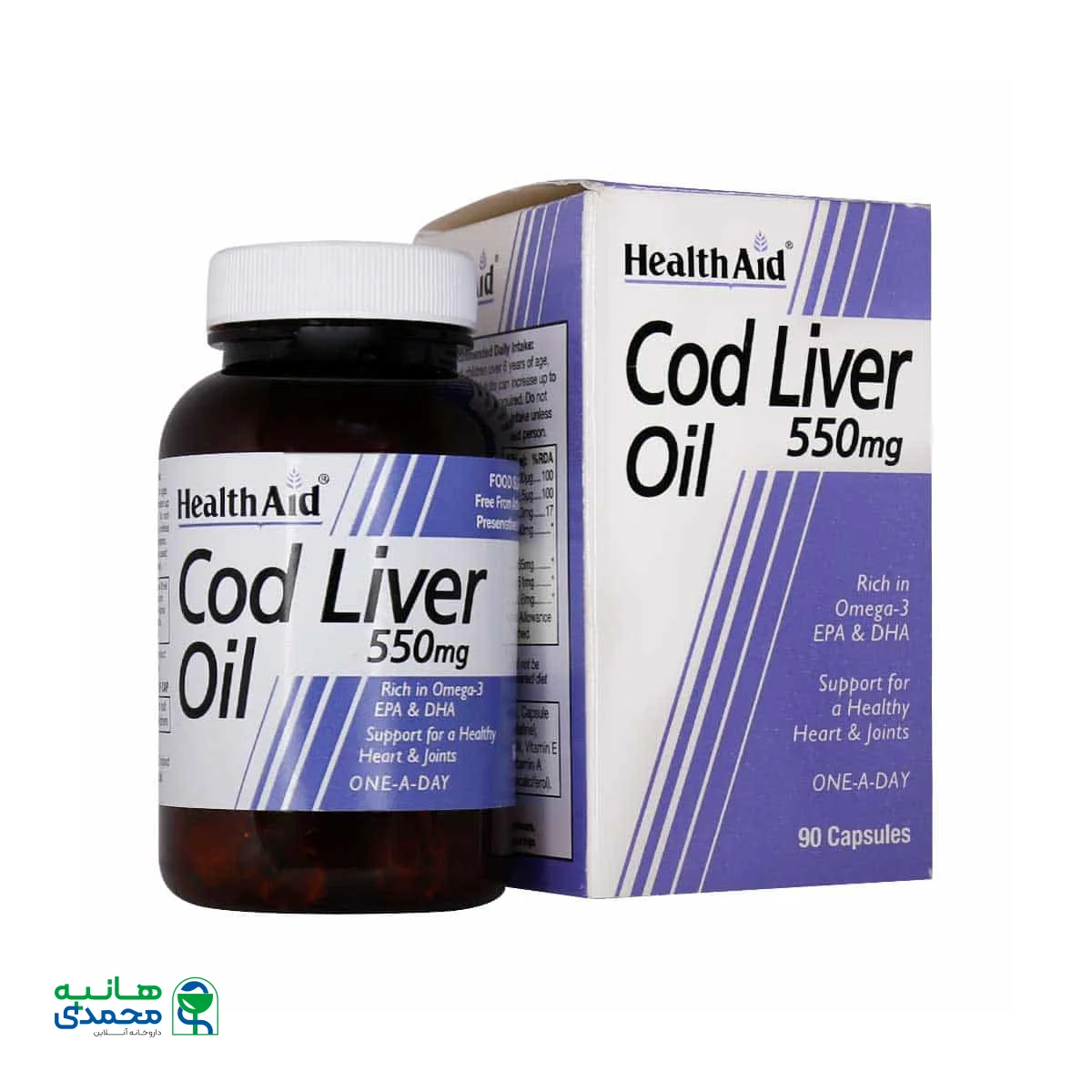 کپسول روغن ماهی کاد لیور اویل هلث اید
