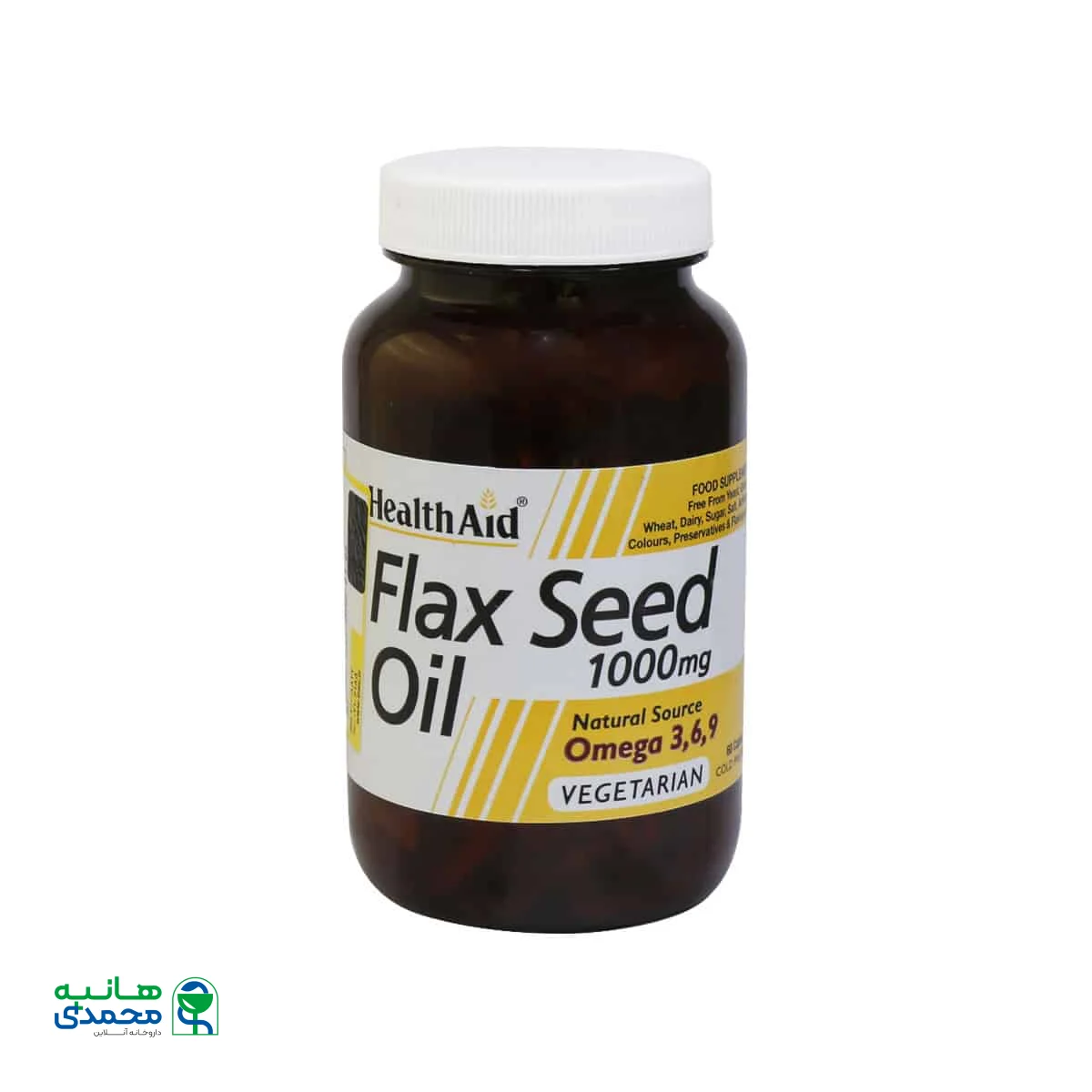 کپسول ژلاتینی فلکسید اویل مخصوص گیاهخواران هلث اید