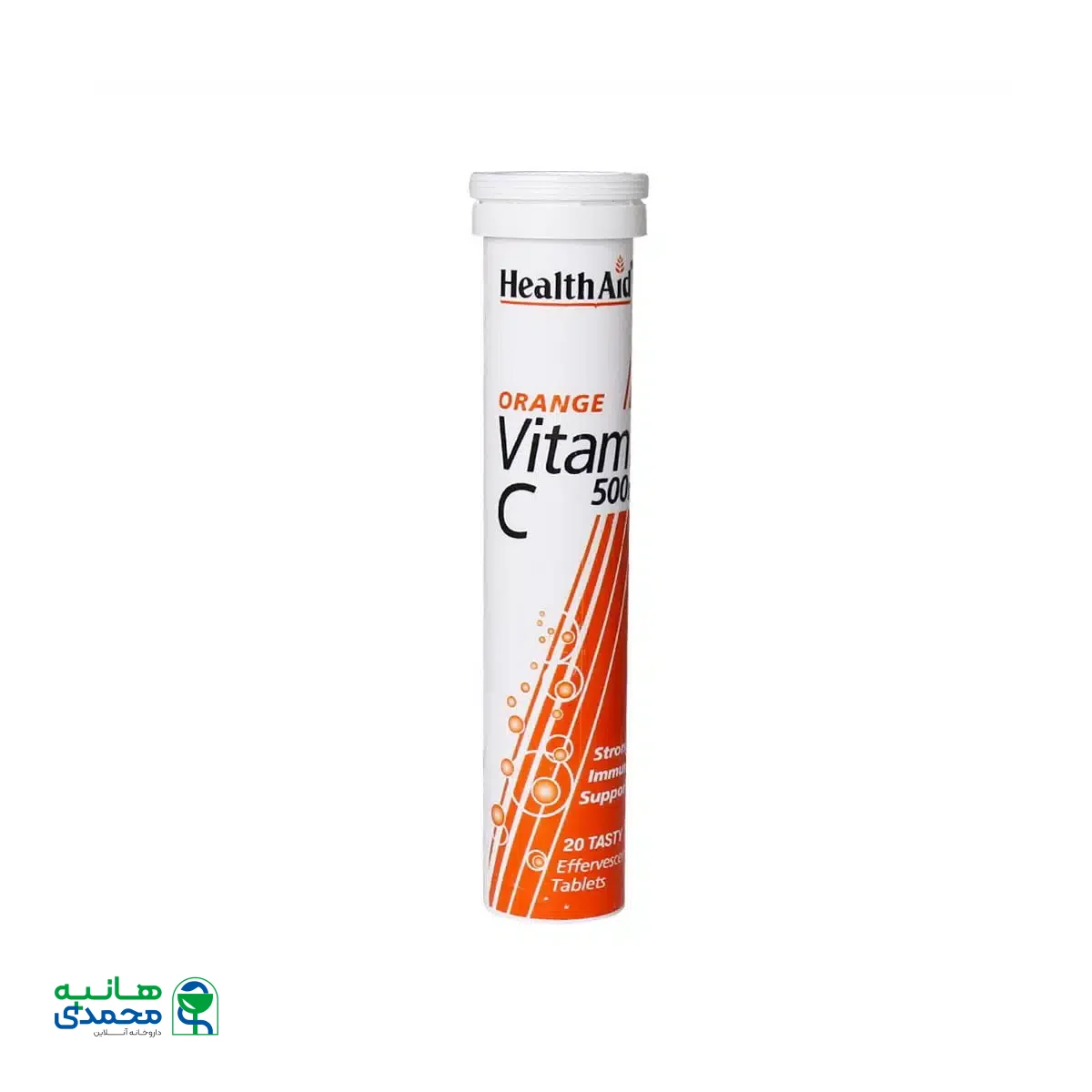 قرص جوشان ویتامین C 500 میلی گرم هلث اید 20 عدد