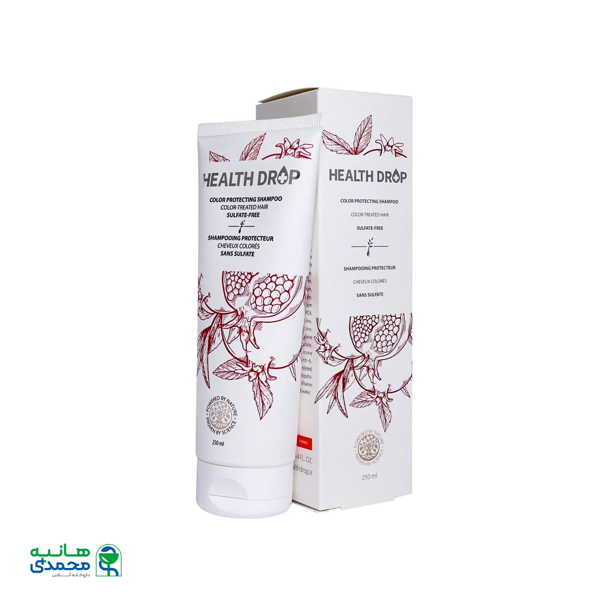 شامپو مخصوص موهای رنگ شده هلس دراپ فاقد سولفات 250 میلی لیتر