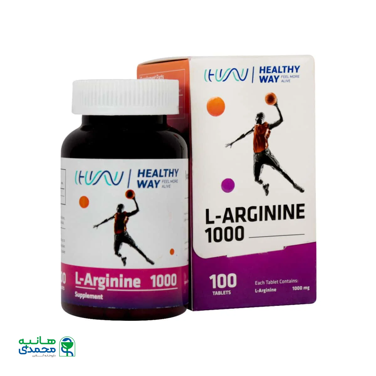 قرص ال آرژنین 1000 میلی گرم هلثی وی