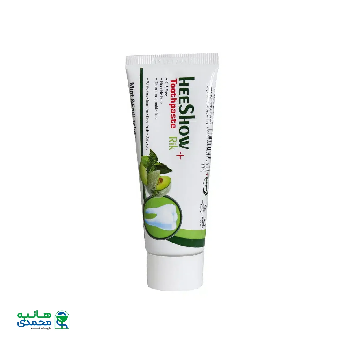 خمیر دندان هیشو ریک مدل نعناع و طالبی 75 میلی لیتر