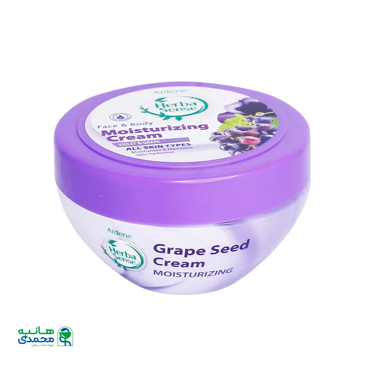کرم مرطوب کننده انگور و بنفشه هرباسنس آردن 150 گرم