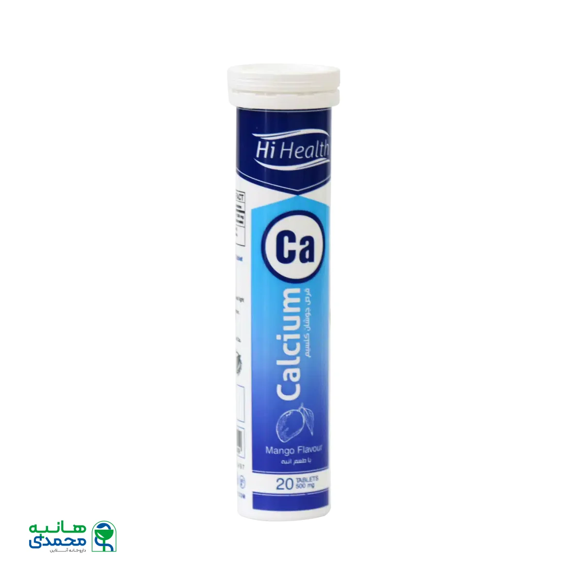 قرص جوشان کلسیم 500 میلی گرم های هلث ۲۰ عددی