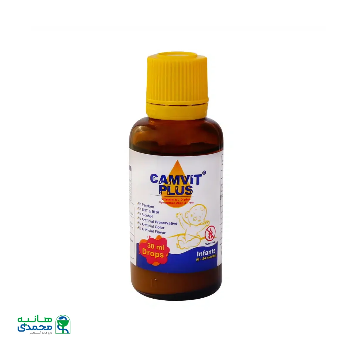 قطره کامویت پلاس زینک و آهن های هلث 30 میلی لیتر