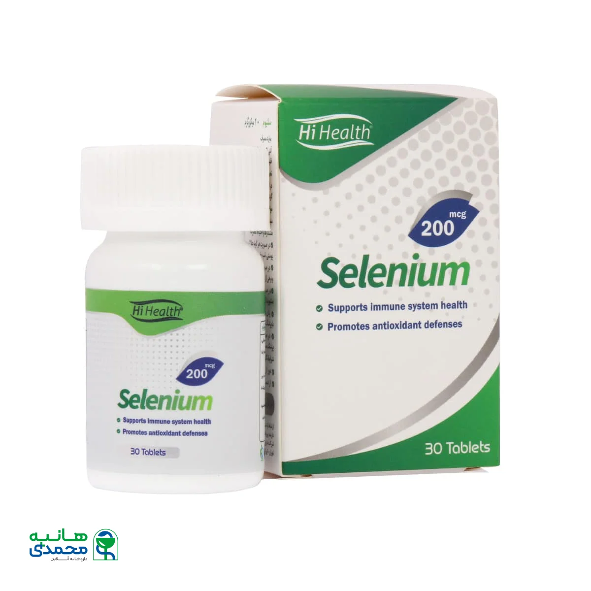 قرص سلنیوم 200 میکروگرم های هلث 30 عدد