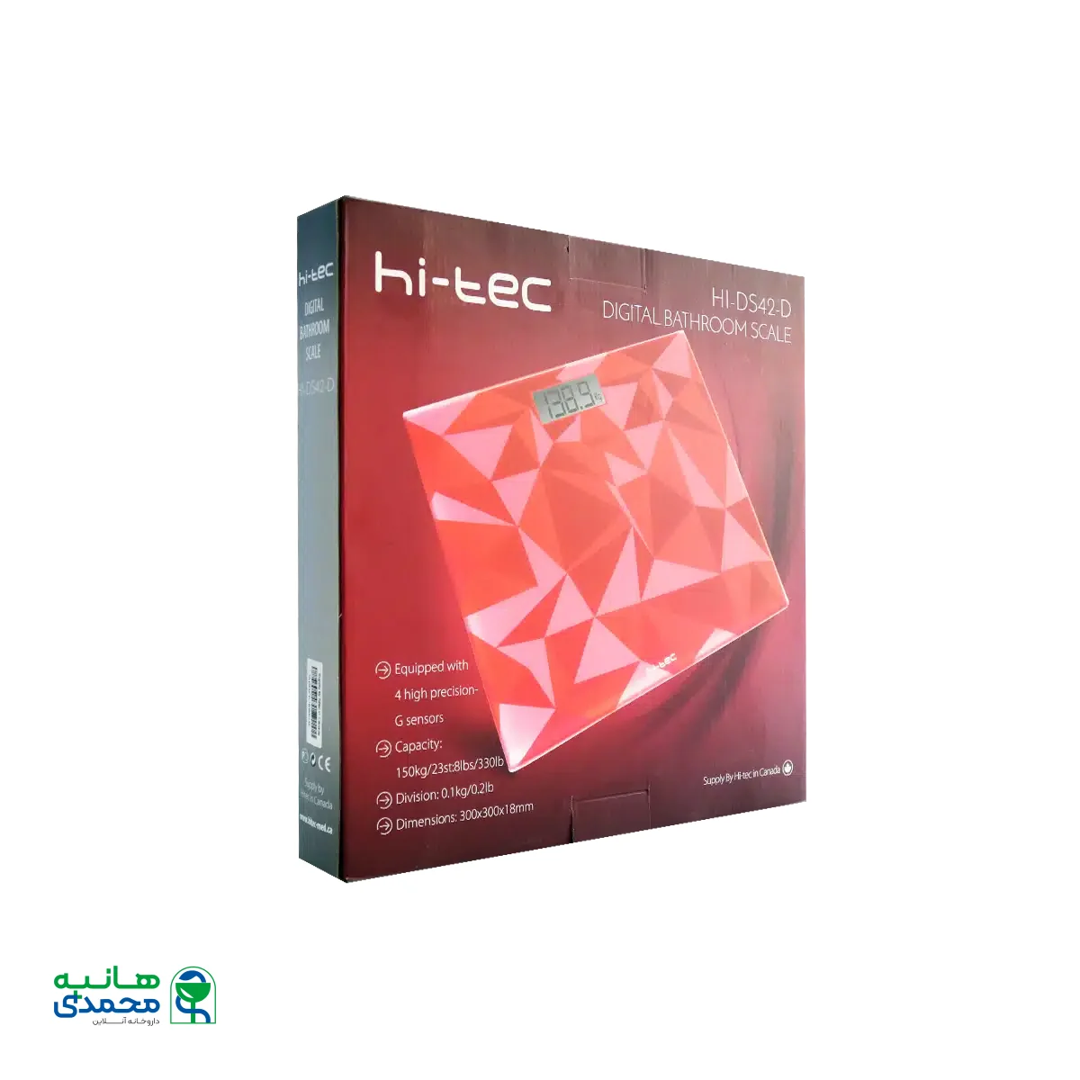 ترازوی خانگی دیجیتال هایتک مدل HI-DS42-D