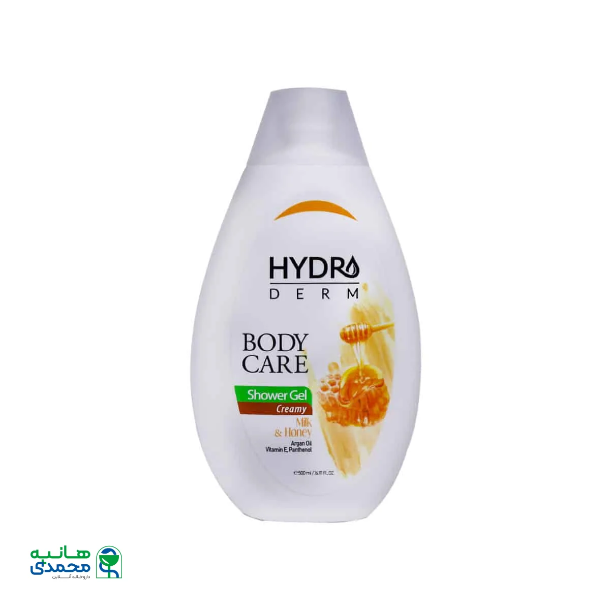 شامپو بدن کرمی با رایجه شیر و عسل هیدرودرم