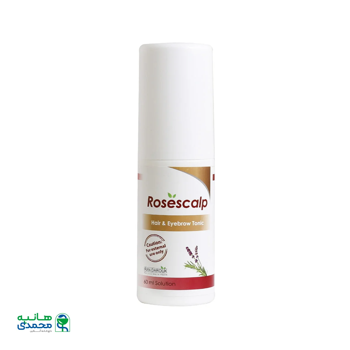 محلول رزماری رزاسکالپ ایران داروک 60 میلی لیتر