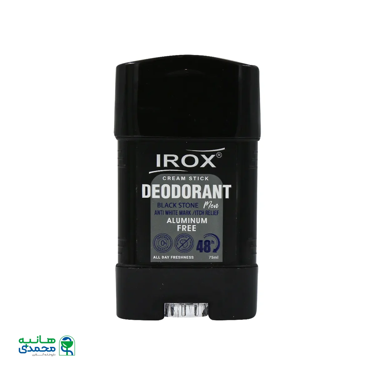 قیمت استیک کرمی خوشبو کننده بدن مردانه بلک استون ایروکس