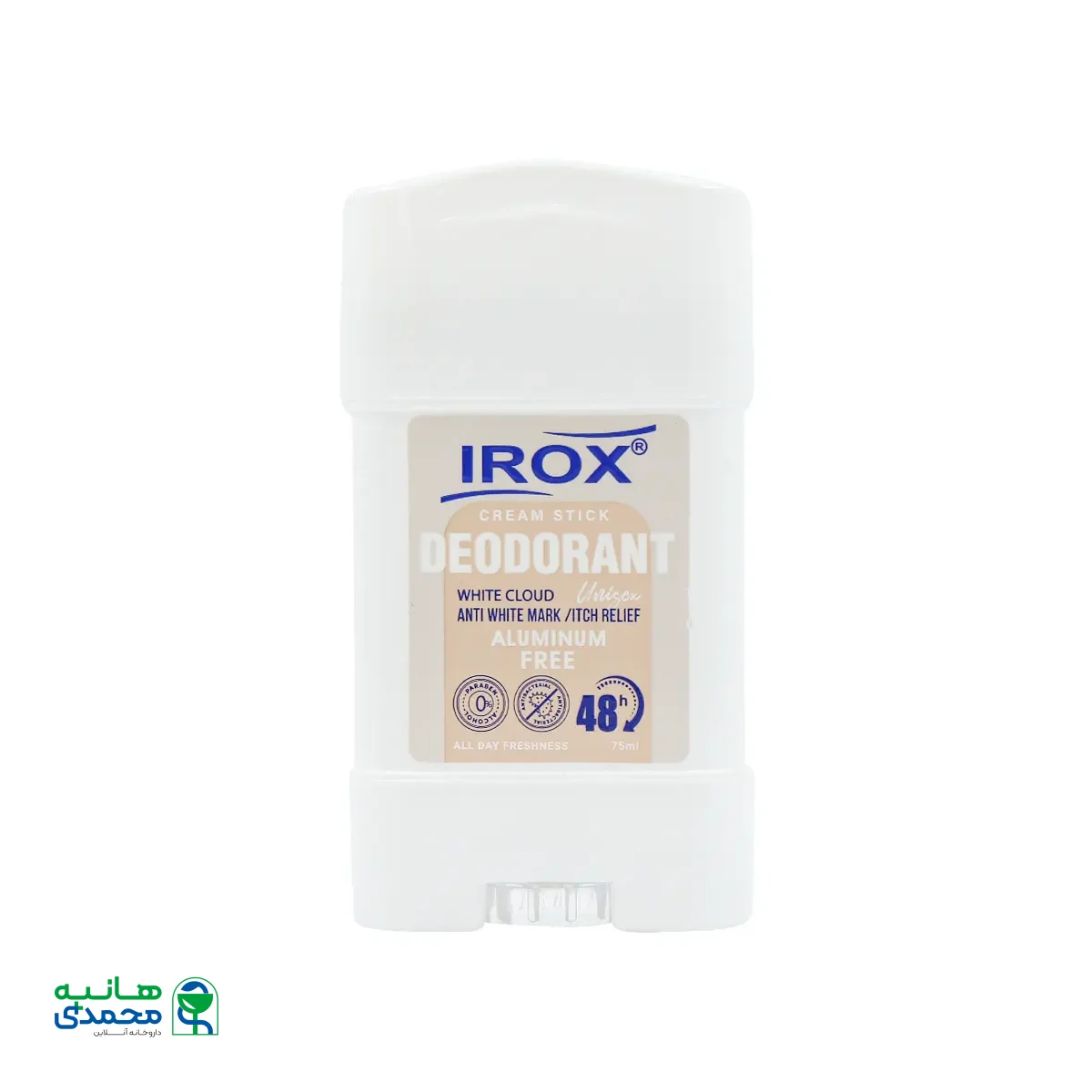 قیمت استیک کرمی خوشبو کننده بدن زنانه وایت کلود ایروکس