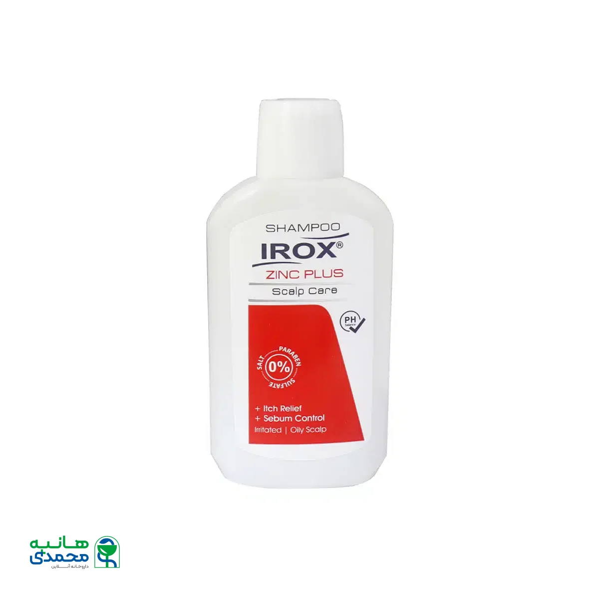 شامپو زینک پلاس فاقد سولفات ایروکس مخصوص شوره چرب 200 گرم