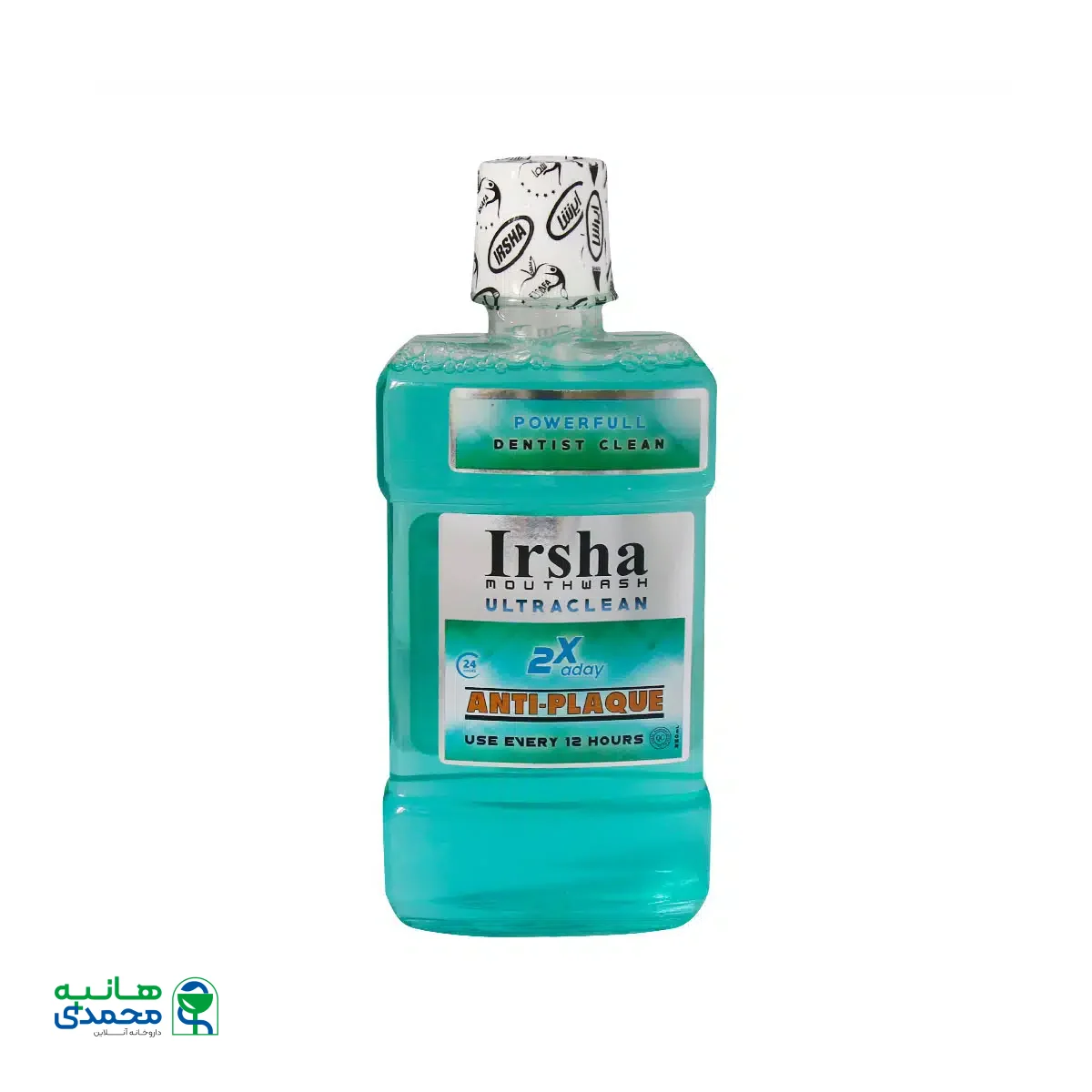 دهانشویه پاک کننده پلاک و جرم دندان ایرشا 250 میلی لیتر