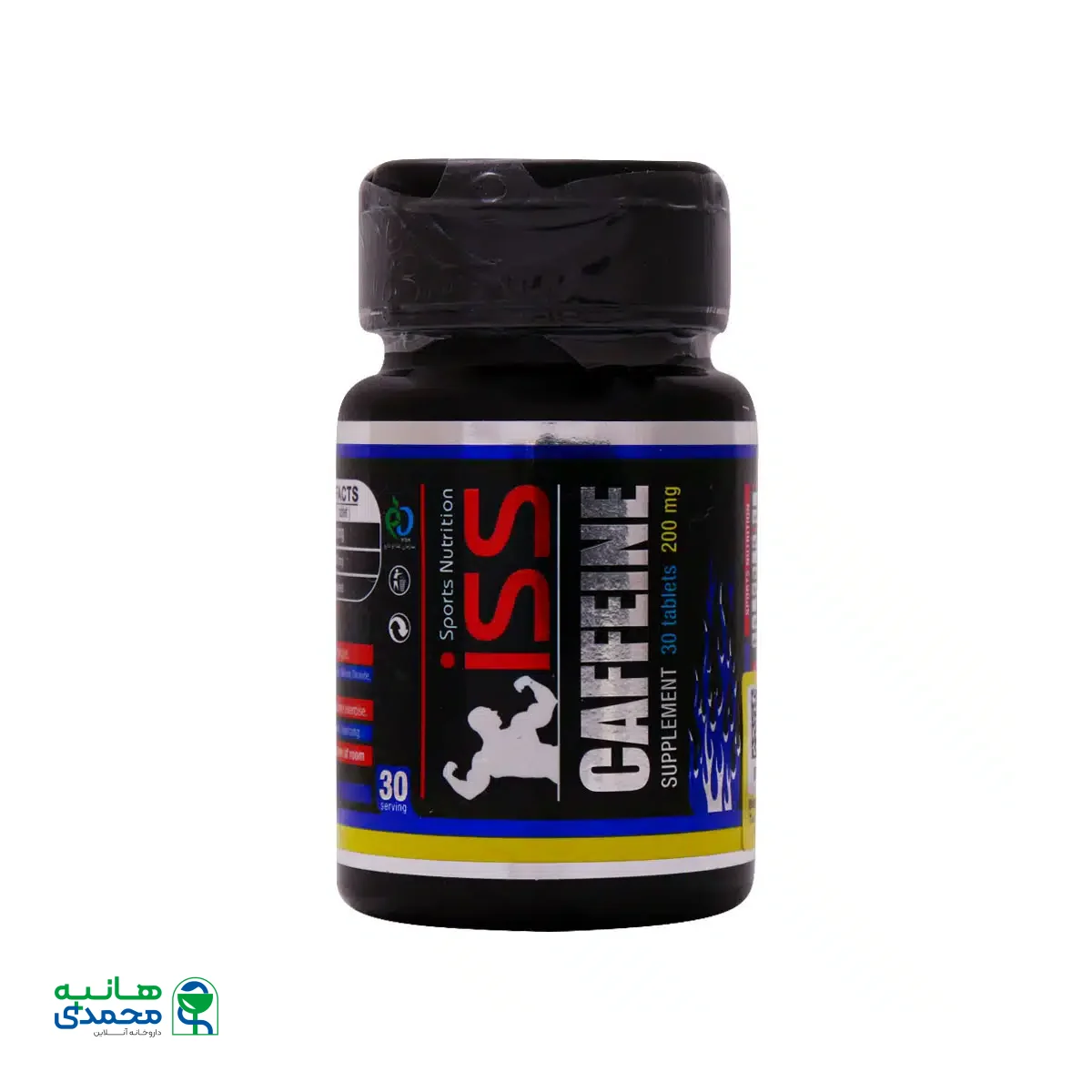 قرص کافئین 200 میلی گرم آی اس اس 30 عدد