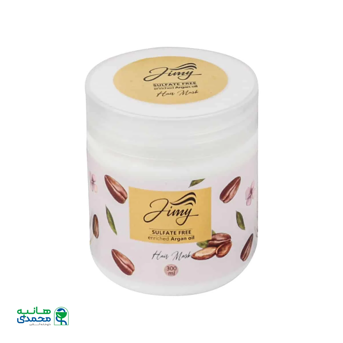 ماسک تقویت کننده و نرم کننده مو با آبکشی جیمی حاوی روغن آرگان
