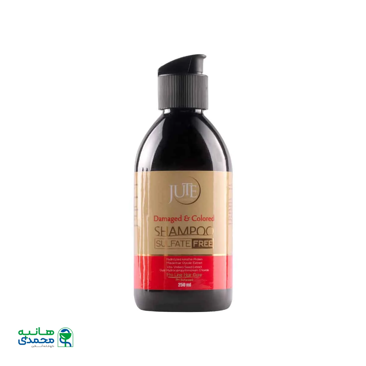 شامپو فاقد سولفات ژوت مخصوص موهای رنگ شده و آسیب دیده