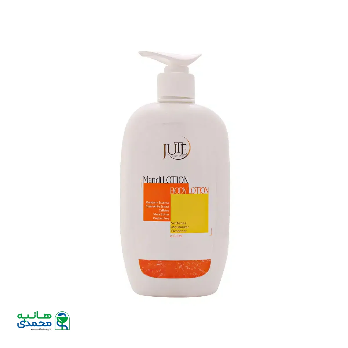 لوسیون مرطوب کننده و آبرسان بدن ماندارین ژوت 400 میلی لیتر