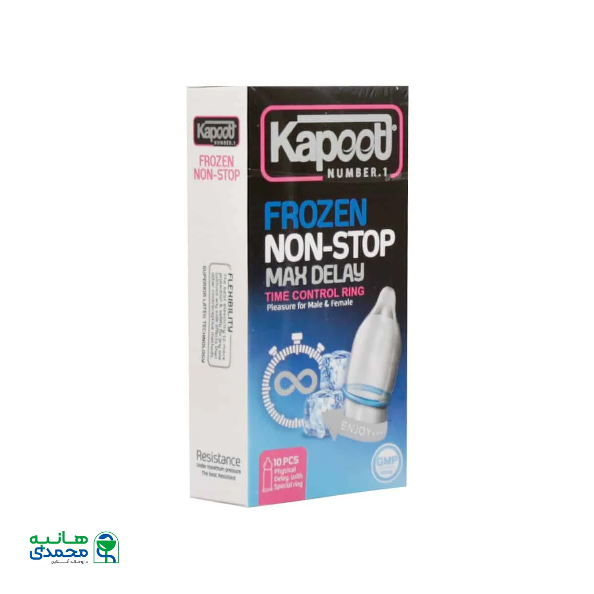 کاندوم تاخیری کاپوت مدل Frozen Non Stop