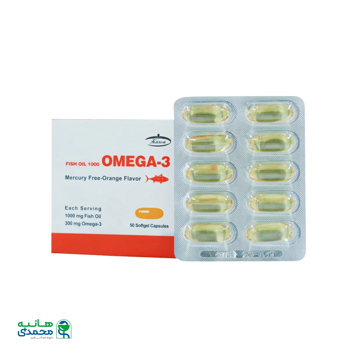 سافت ژل امگا 3 1000 میلی گرم کارن
