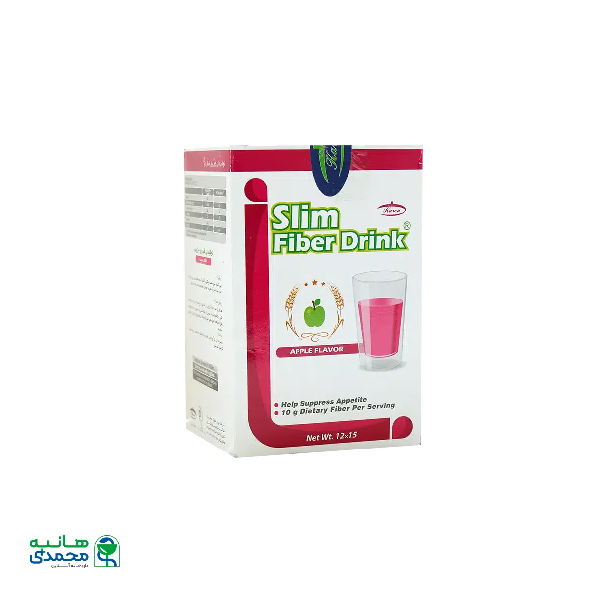 نوشیدنی فیبری اسلیم کارن ۱۲ ساشه