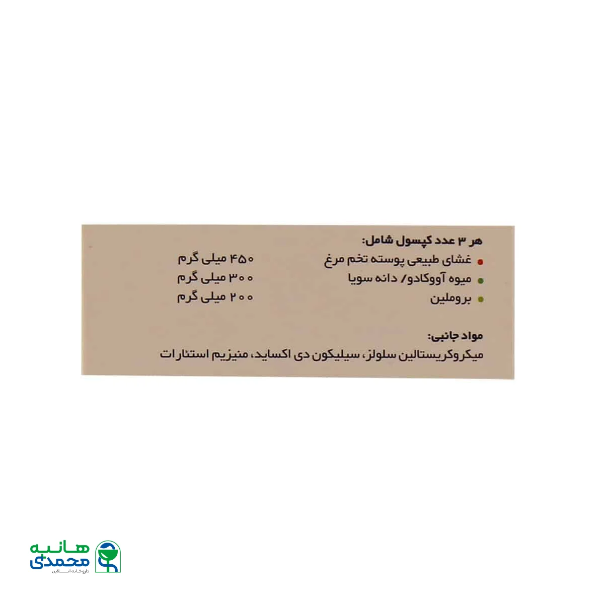 کپسول فلکسیبان کارنیک دارو