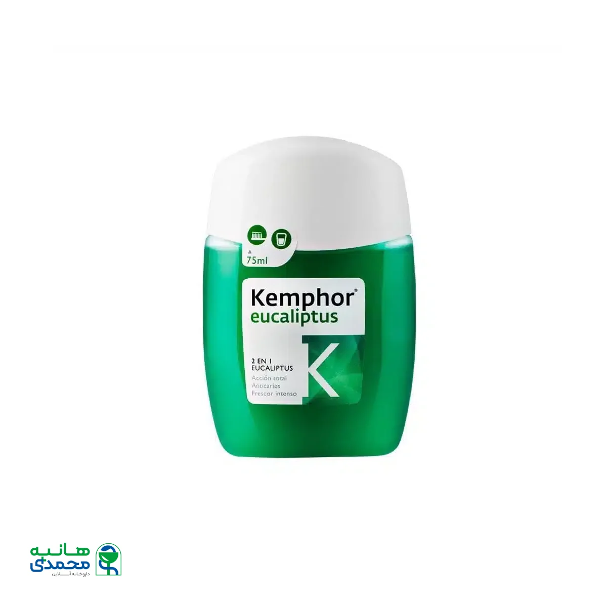 خمیر دندان و دهانشویه کمفور مدل EUCALIPTUS