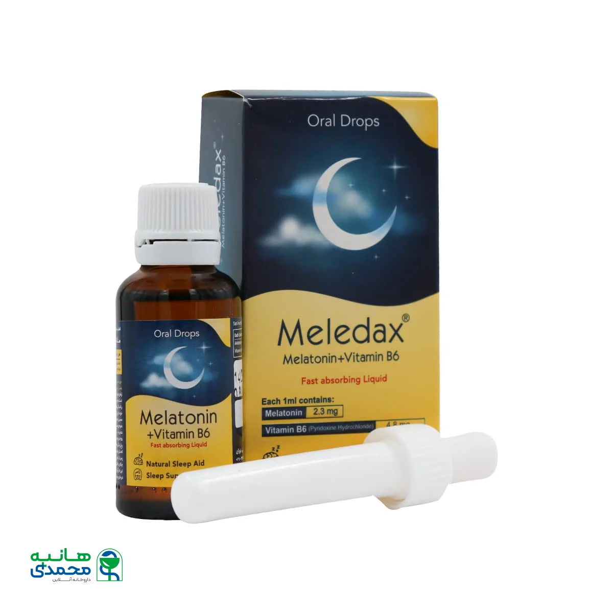 قطره ملداکس ملاتونین و ویتامین B6 خوارزمی