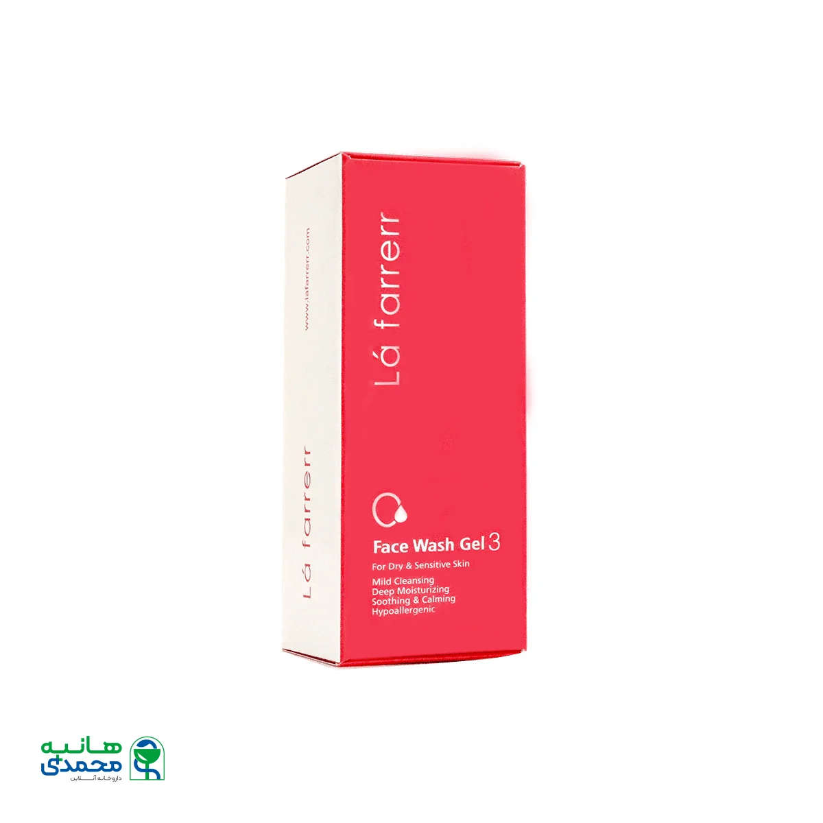 ژل شستشوی صورت لافارر شماره ۳ مخصوص پوست های خشک و حساس ۱۵۰ میلی لیتر