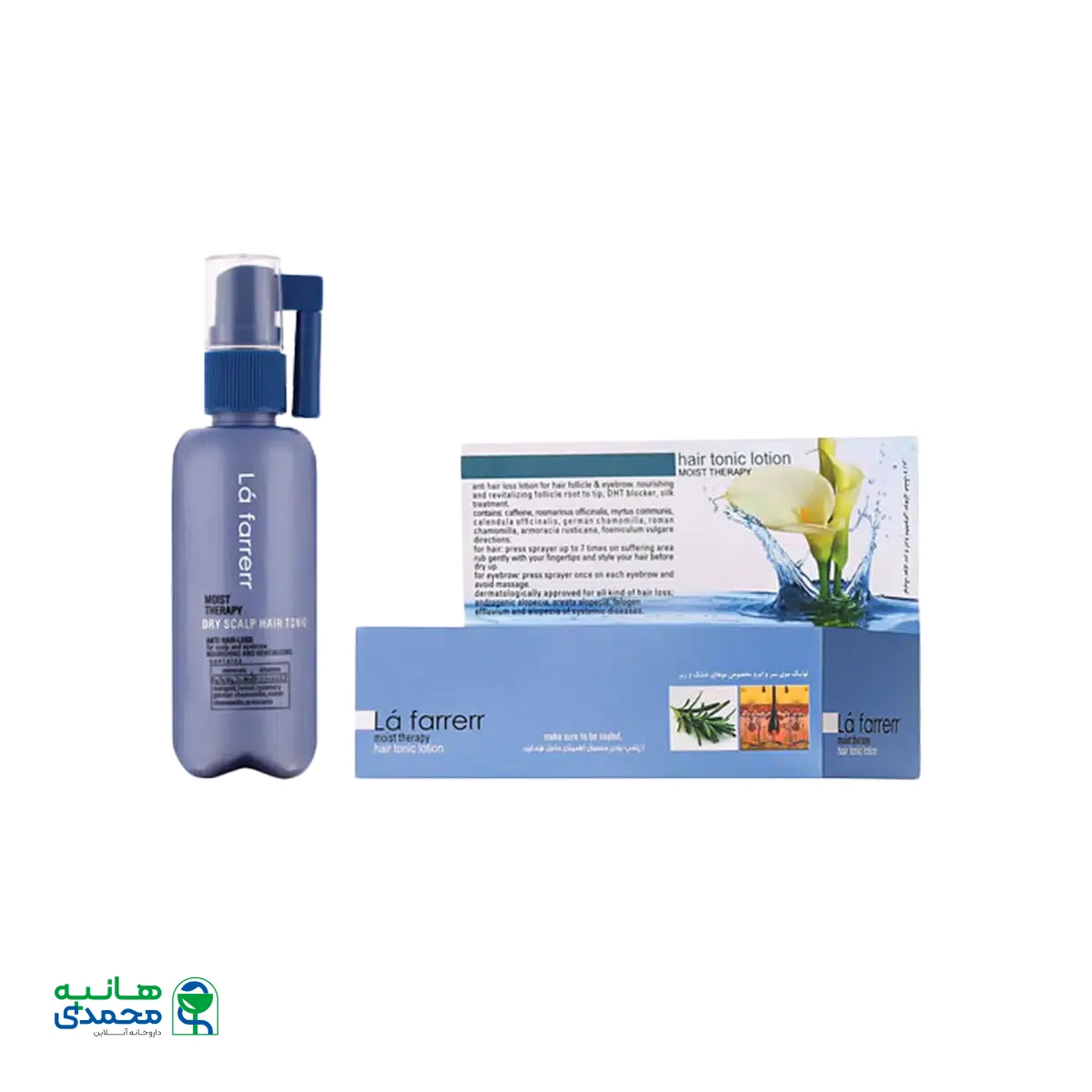 هیرتونیک تقویت کننده موی سر و ابروی خشک لافارر ۶۰ میلی لیتر