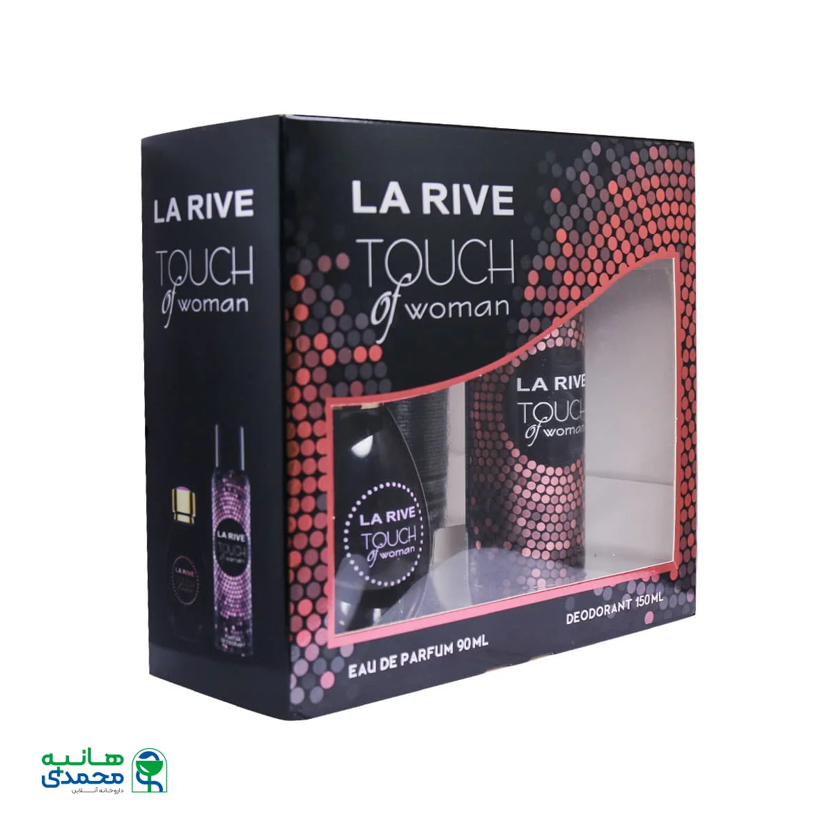 ست عطر و اسپری زنانه لاریو مدل تاچ آف وومن