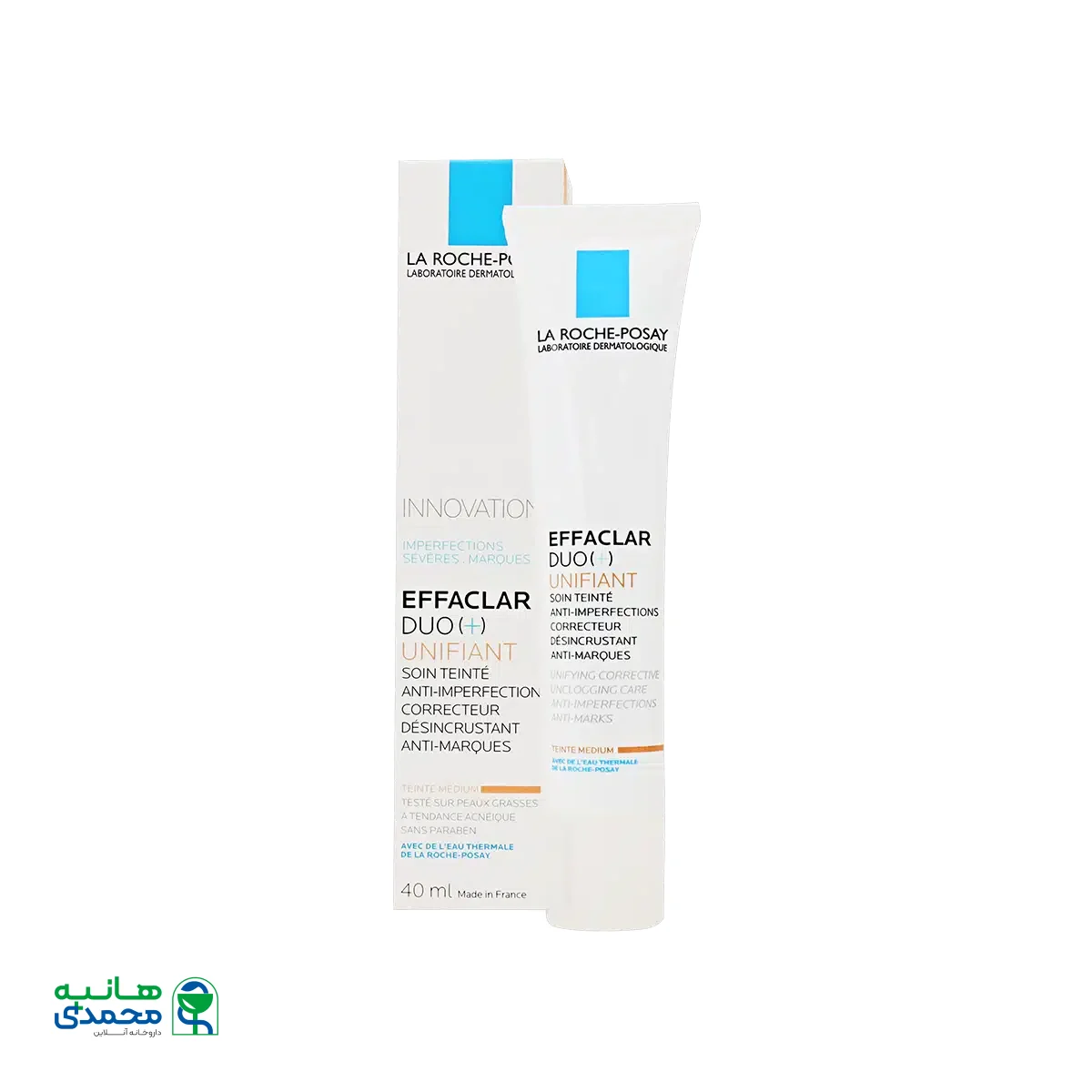 ژل کرم افکلار دو پلاس لاروش پوزای مناسب پوست های چرب ۴۰ میلی لیتر