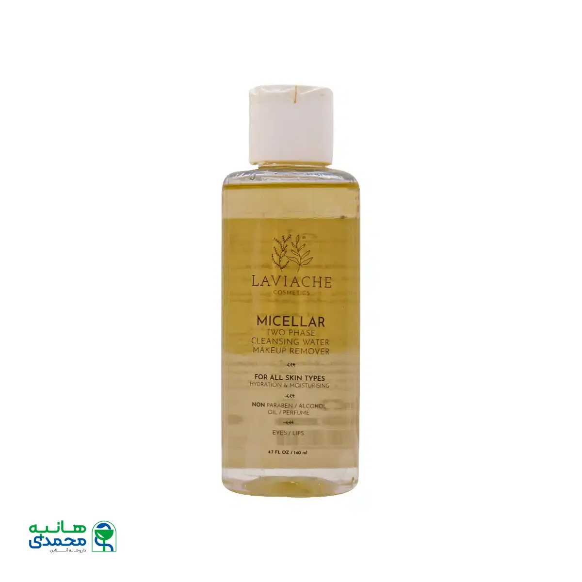 پاک کننده آرایش دوفاز چشم و لب لاویاچه 140 میلی لیتر