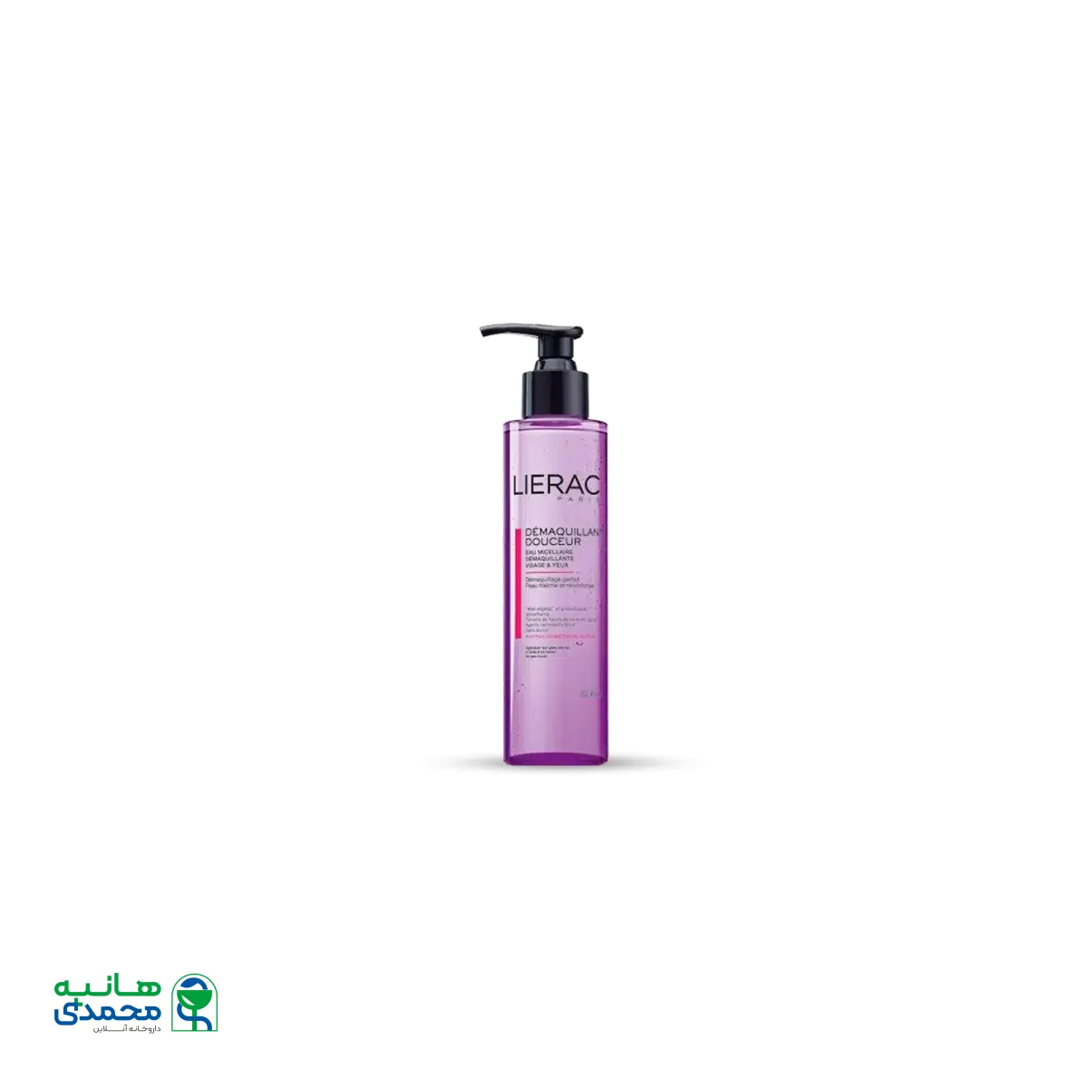 محلول پاک کننده صورت و دور چشم میسلار لیراک ۲۰۰ میلی لیتر