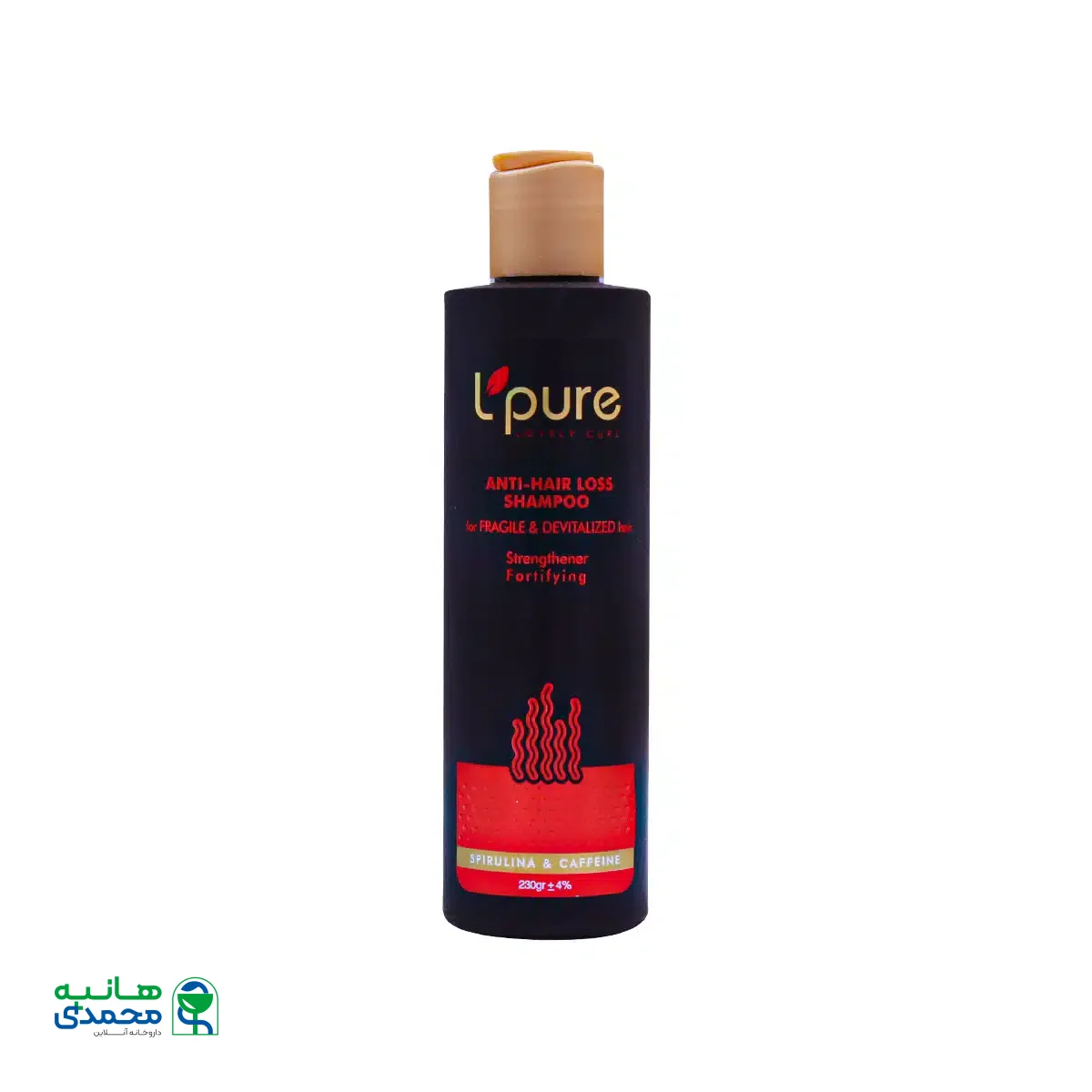 شامپو ضد ریزش مو لپیور مناسب موهای ضعیف و مستعد ریزش 230 گرم