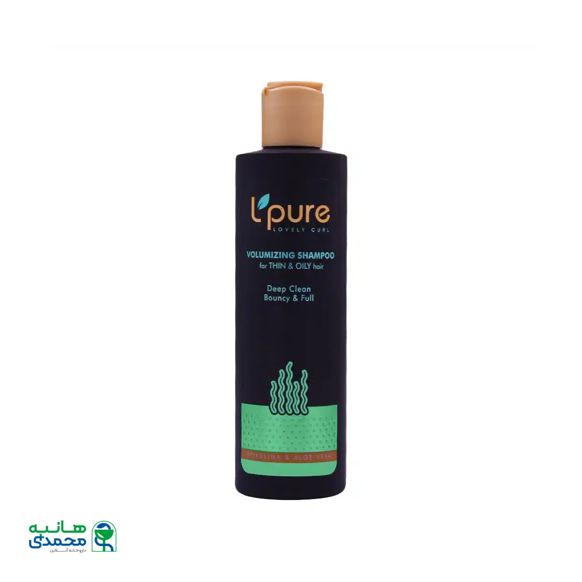 شامپو حجم دهنده مو لپیور مناسب موهای چرب 230 گرم