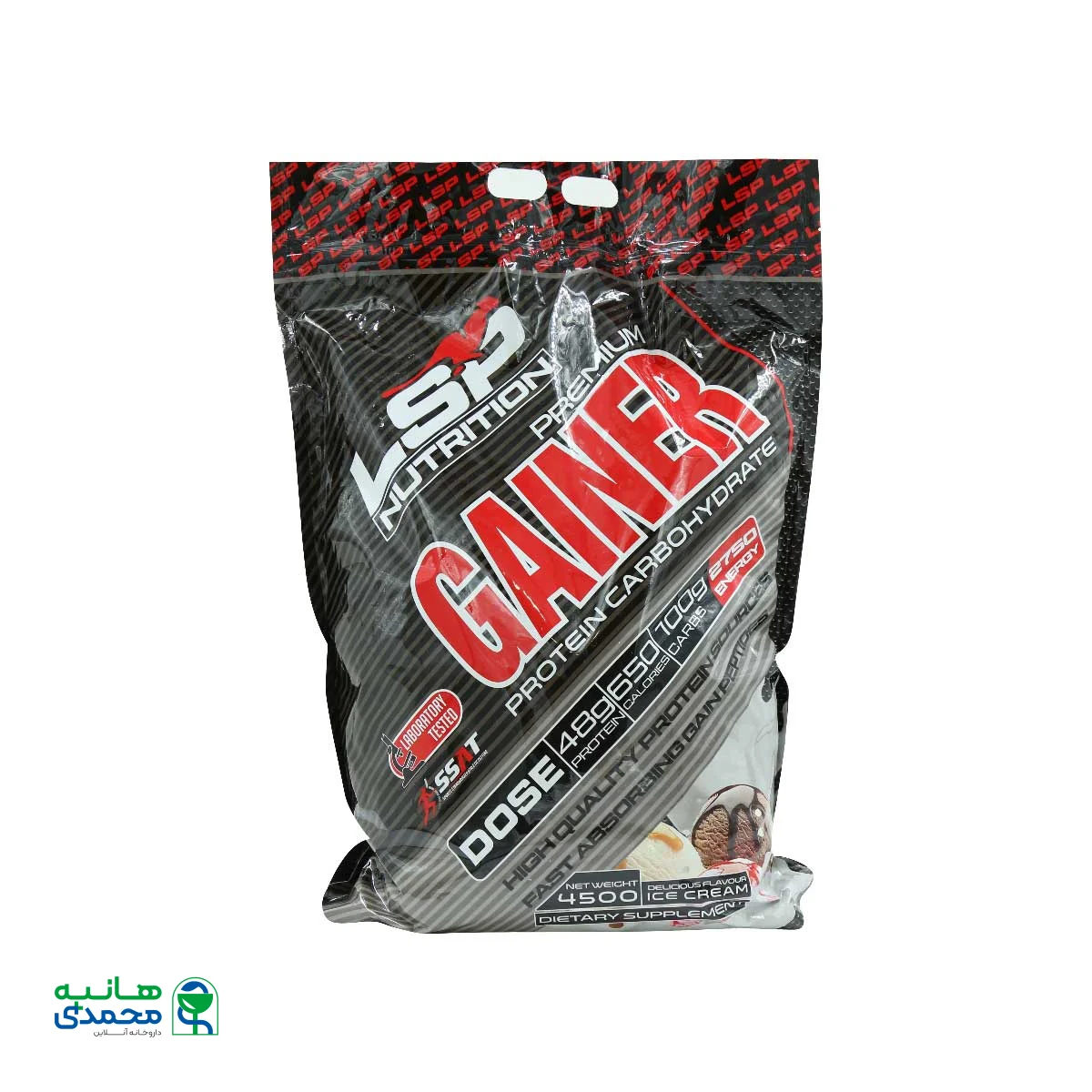 قیمت پودر کیسه ای گینر پرمیوم ال اس پی نوتریشن