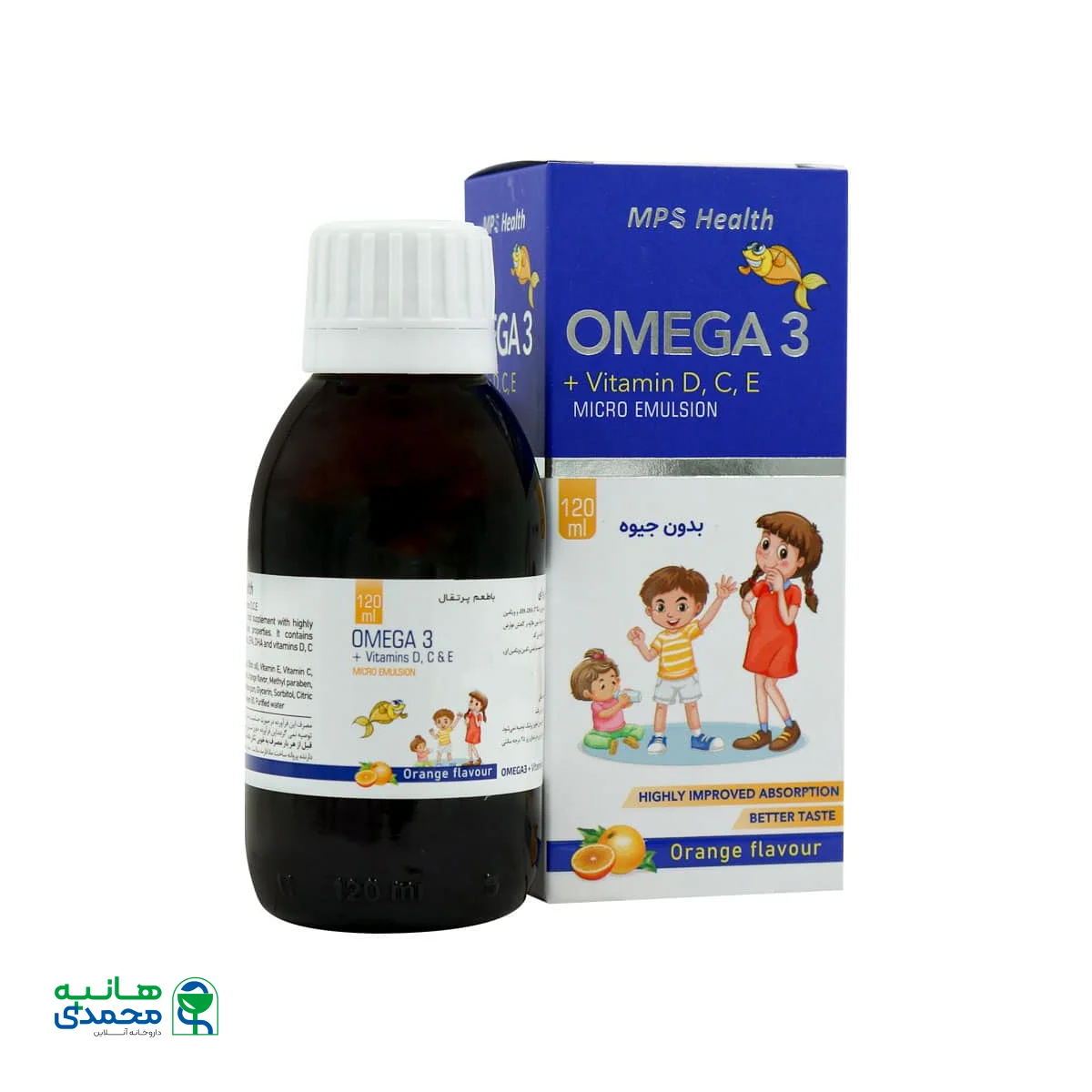 شربت امگا 3 میکرو امولسیون مانا فارمد سلامت