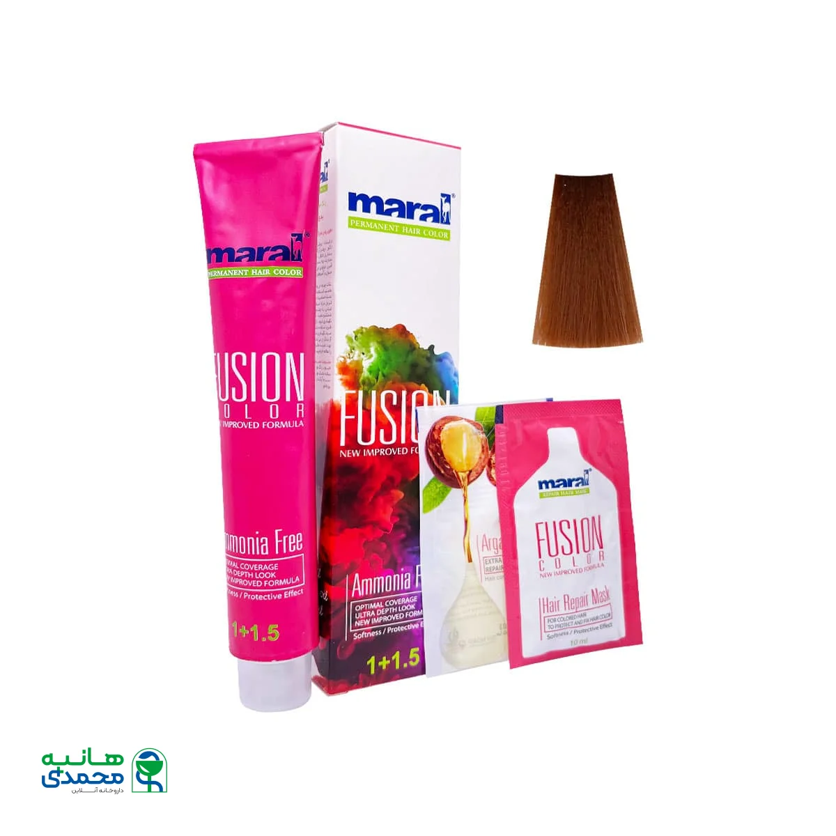 رنگ مو بدون آمونیاک فیوژن کالر مارال Luminour Blonde