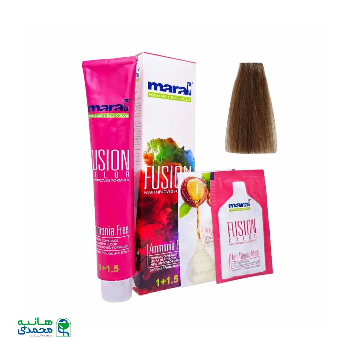 رنگ مو بدون آمونیاک فیوژن کالر مارال سری Canvas