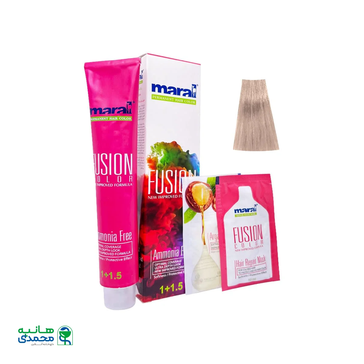 رنگ مو بدون آمونیاک فیوژن کالر مارال سری Royal Luxury