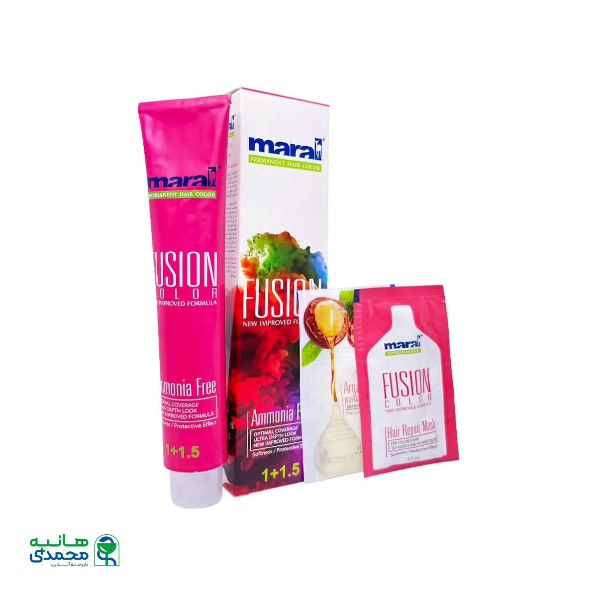 رنگ مو بدون آمونیاک فیوژن کالر مارال سری Spectacular Glow