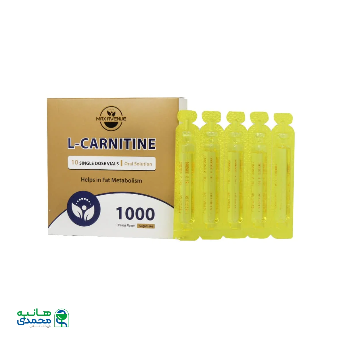 ویال خوراکی ال کارنیتین 1000 میلی گرم مکس اونیو