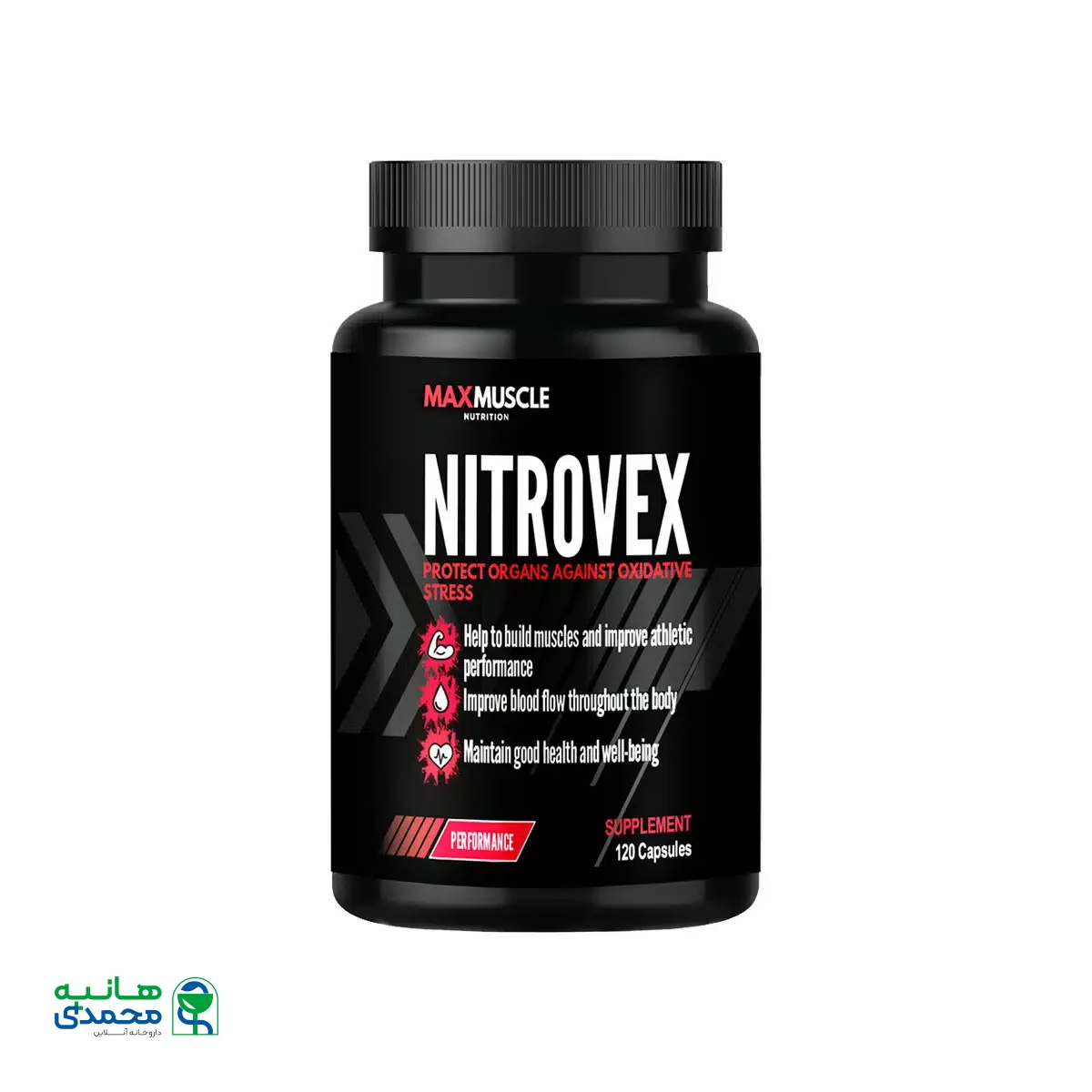 کپسول نیترووکس مکس ماسل 120 عدد