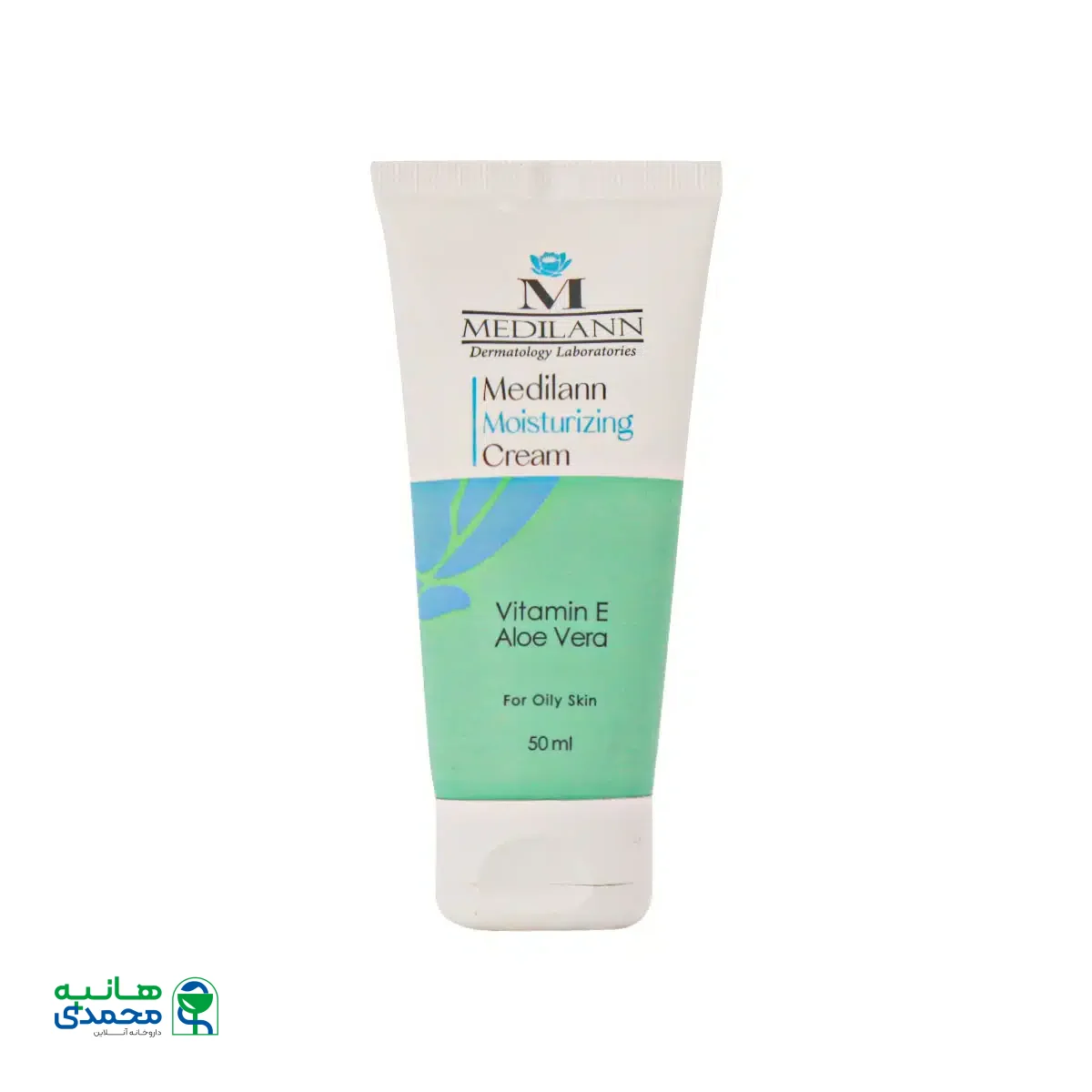کرم مرطوب کننده پوست چرب مدیلن ۵۰ میلی لیتر