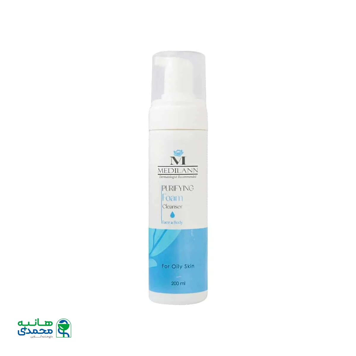 فوم شستشو صورت و بدن مدیلن مناسب پوست چرب