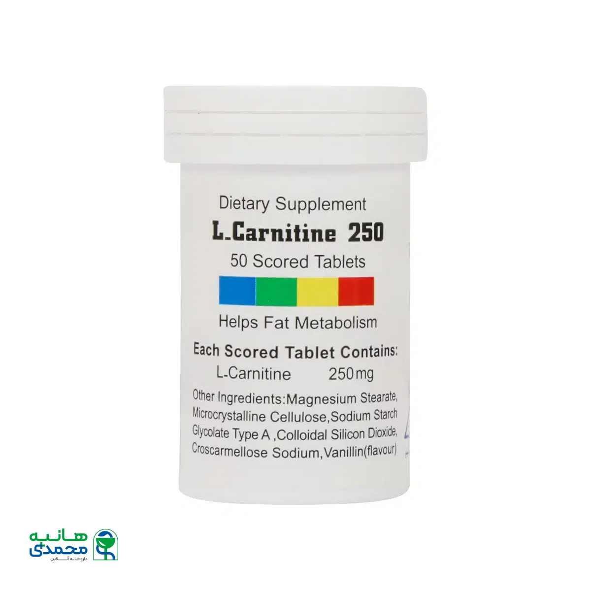قرص ال کارنیتین 250 میلی گرم مینو 50 عدد
