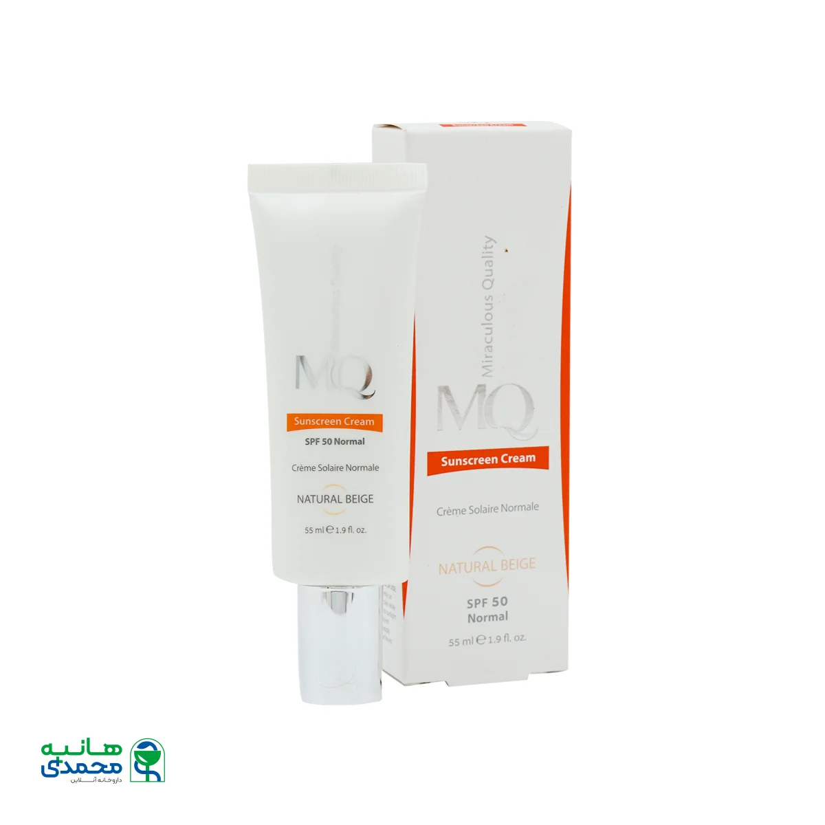 کرم ضد آفتاب پوست نرمال SPF50 ام کیو